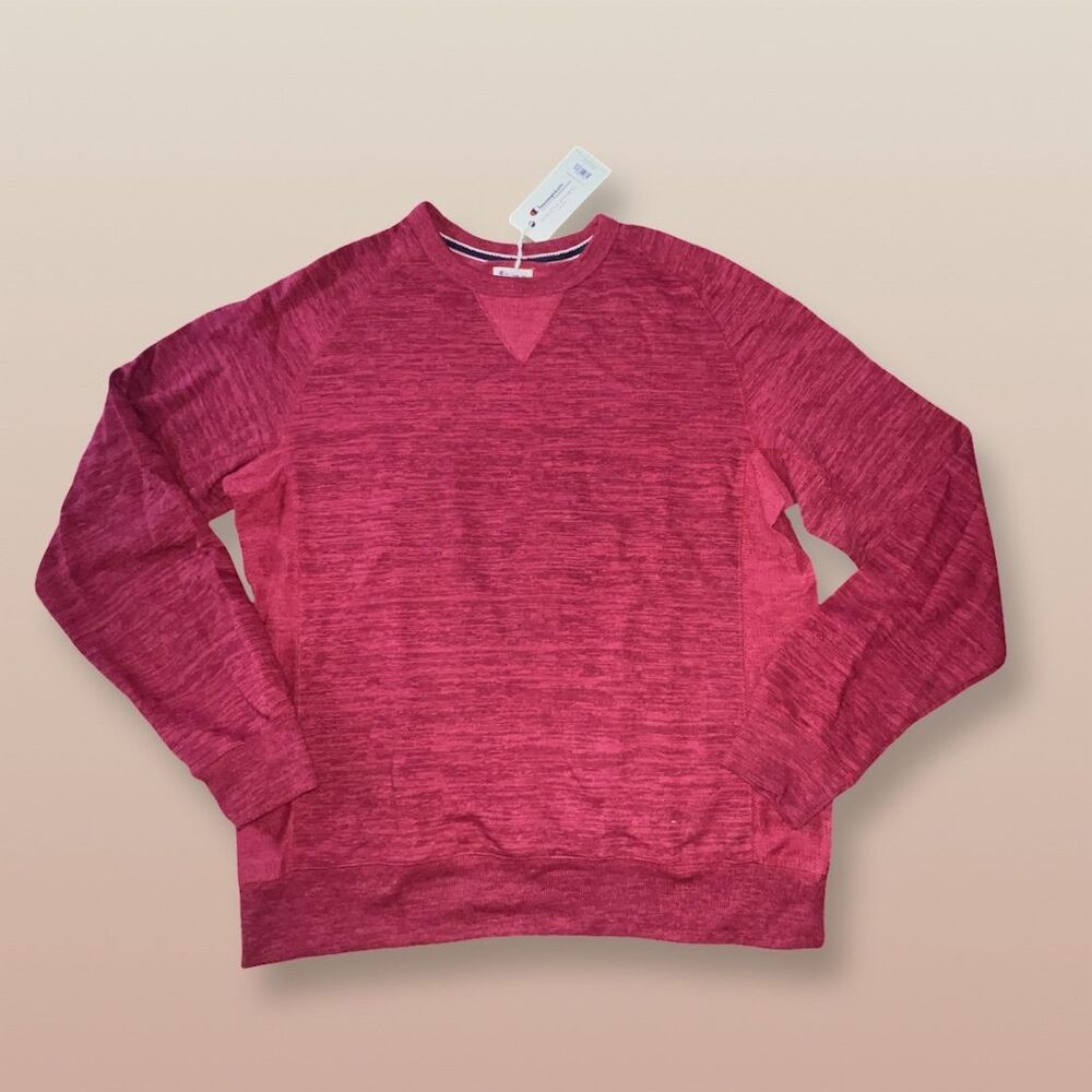 Champion Men's Crewneck Sweatshirt XL Crimson Red Pullover Casual